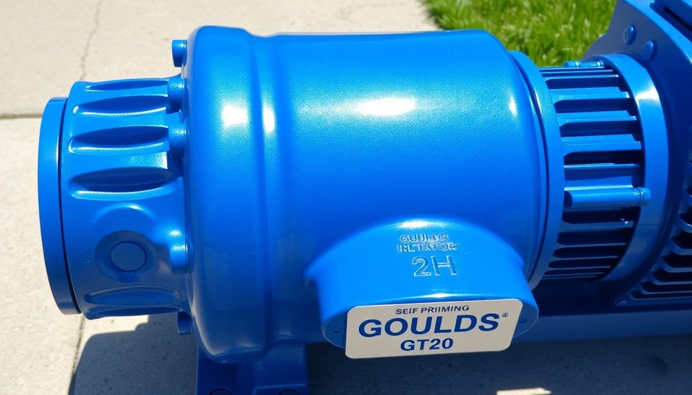 powerful self priming pump